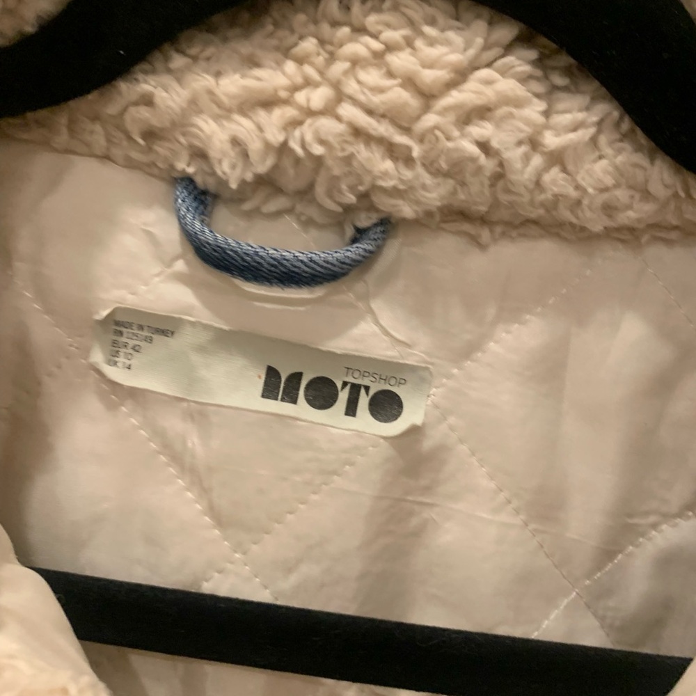Moto Shetland and denim Jean jacket